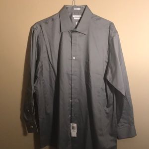Grey dress button up